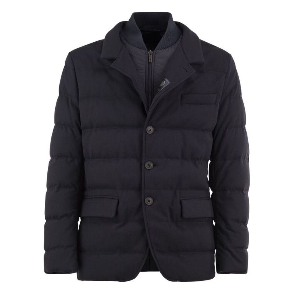 Fay Men Stretch Nylon Down Blazer